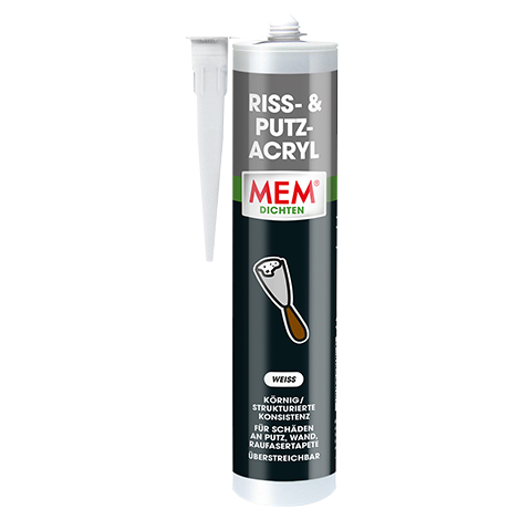 MEM Riss Putz Acryl 300ml weiß